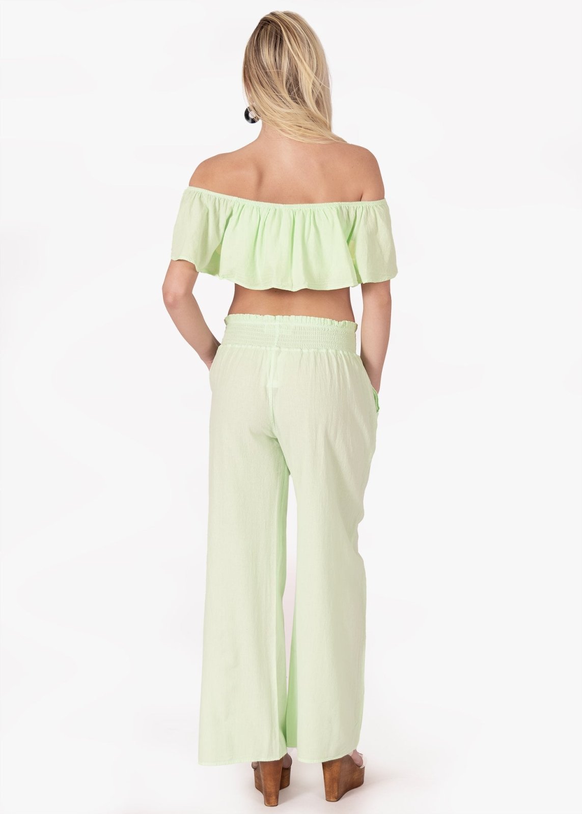 'Ximena' Wide Leg Pants WOMEN'S PANTS for women resort wear - Seaspice Resort Wear