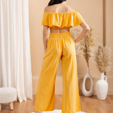 'Ximena' Wide Leg Pants WOMEN'S PANTS for women resort wear - Seaspice Resort Wear