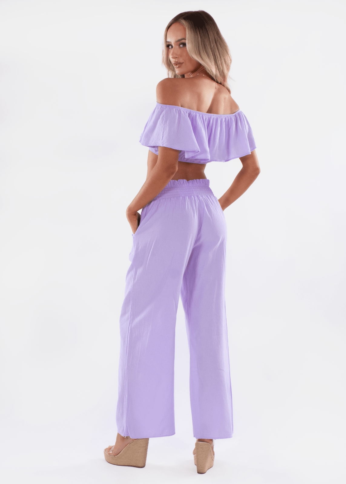 'Ximena' Wide Leg Pants WOMEN'S PANTS for women resort wear - Seaspice Resort Wear