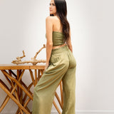 'Ximena' Wide Leg Pants WOMEN'S PANTS for women resort wear - Seaspice Resort Wear
