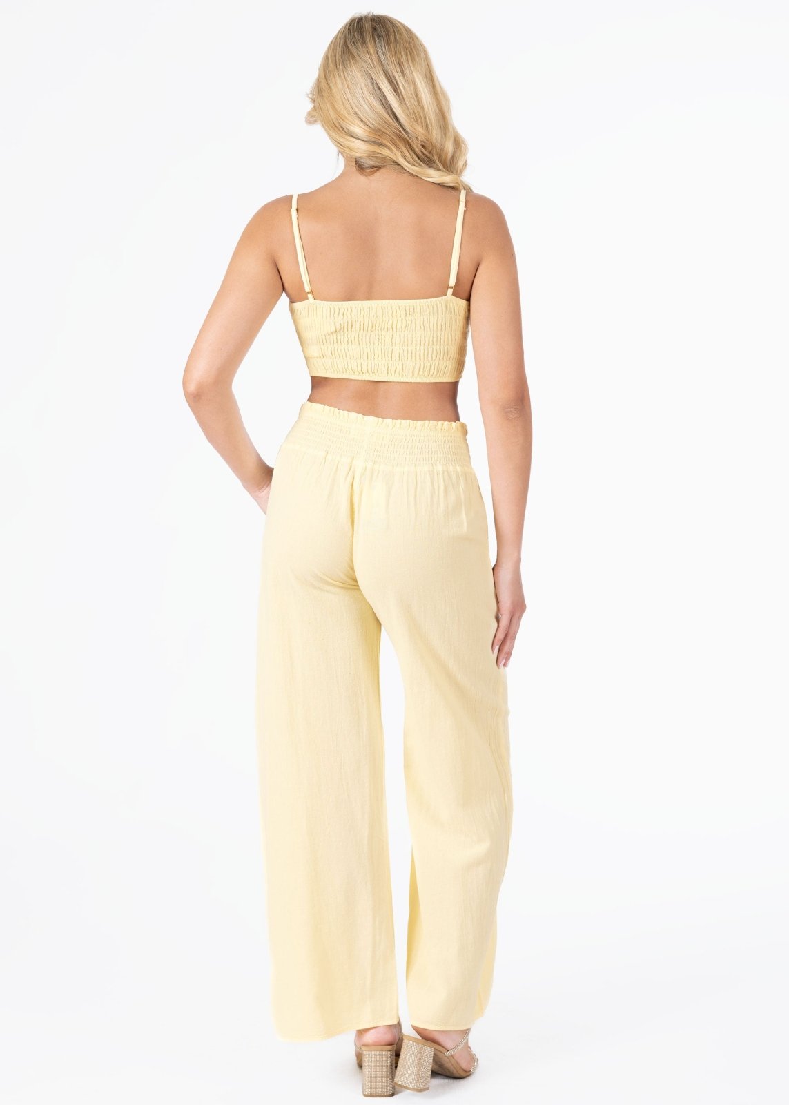 'Ximena' Wide Leg Pants WOMEN'S PANTS for women resort wear - Seaspice Resort Wear
