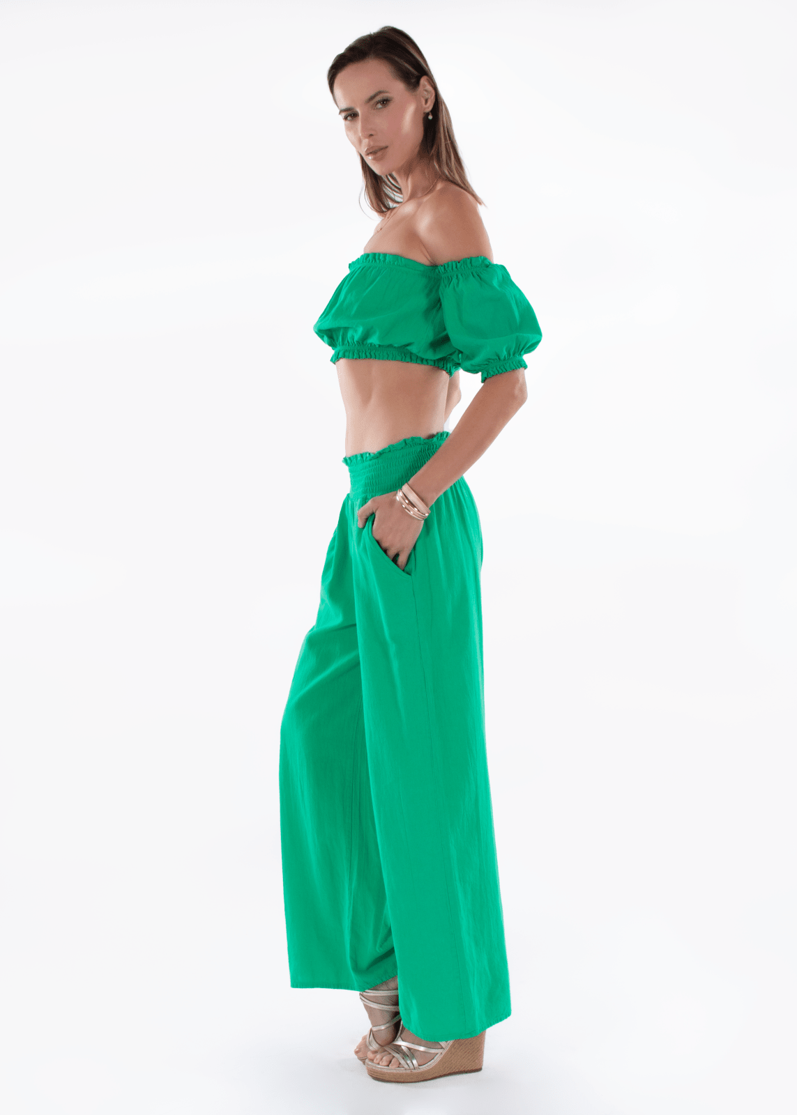 'Ximena' Wide Leg Pants WOMEN'S PANTS for women resort wear - Seaspice Resort Wear