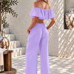 'Ximena' Wide Leg Pants WOMEN'S PANTS for women resort wear - Seaspice Resort Wear