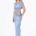 'Ximena' Wide Leg Pants WOMEN'S PANTS for women resort wear - Seaspice Resort Wear