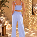'Ximena' Wide Leg Pants WOMEN'S PANTS for women resort wear - Seaspice Resort Wear