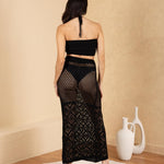 'Zaya' Crochet Mesh Crop Top WOMEN'S TOP for women resort wear - Seaspice Resort Wear