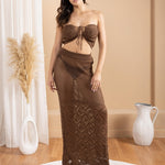 'Zaya' Crochet Mesh Crop Top WOMEN'S TOP for women resort wear - Seaspice Resort Wear