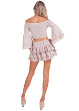 'Dahlia' Ruffle Mini Skirt