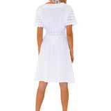 'Sadie' Tie-Front Cover-Up White