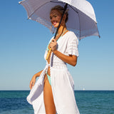 'Sadie' Tie-Front Cover-Up White