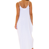 'Sage' Slant Pocket Maxi Dress