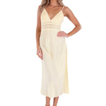 Aisha' Tie-Back Dress Baby Yellow - Seaspice Resort Wear