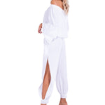 'Allegra' Flowy Off Shoulder Top - Seaspice Resort Wear