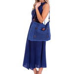 'Annick' Cotton Bag Navy - Seaspice Resort Wear