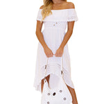 'Annick' Cotton Bag White - Seaspice Resort Wear