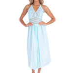 'Arabella' Panel High Split Dress - Seaspice Resort Wear