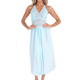 'Arabella' Panel High Split Dress - Seaspice Resort Wear