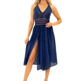 'Arabella' Panel High Split Dress - Seaspice Resort Wear