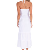 'Cami' Maxi Dress White - Seaspice Resort Wear