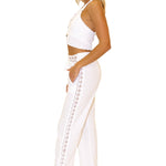 'Charlotte' Cotton Pants White - Seaspice Resort Wear
