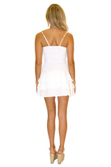 'Chelsie' Corset Style Sundress White - Seaspice Resort Wear