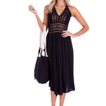 'Claudia' Cotton Bag Black - Seaspice Resort Wear