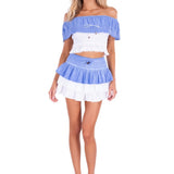 'Dahlia' Ruffle Mini Skirt WOMEN'S SKIRT for women resort wear - Seaspice Resort Wear