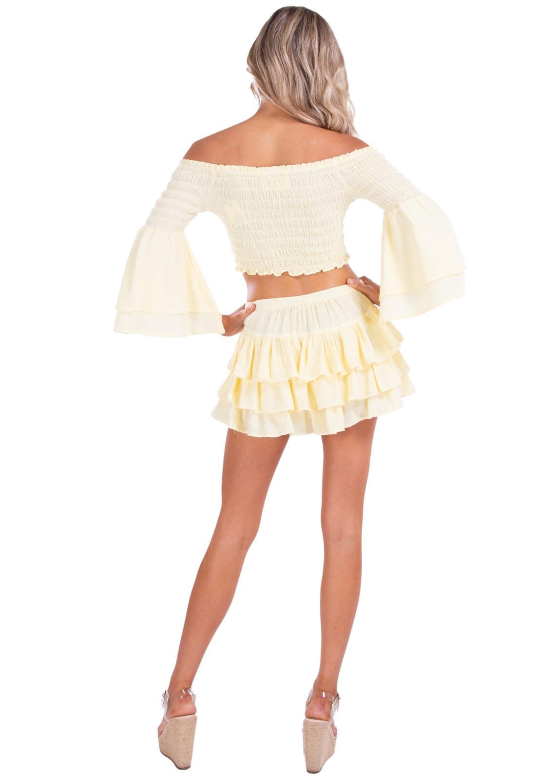 'Dahlia' Ruffle Mini Skirt WOMEN'S SKIRT for women resort wear - Seaspice Resort Wear