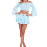'Dahlia' Ruffle Mini Skirt WOMEN'S SKIRT for women resort wear - Seaspice Resort Wear