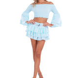 'Dahlia' Ruffle Mini Skirt WOMEN'S SKIRT for women resort wear - Seaspice Resort Wear