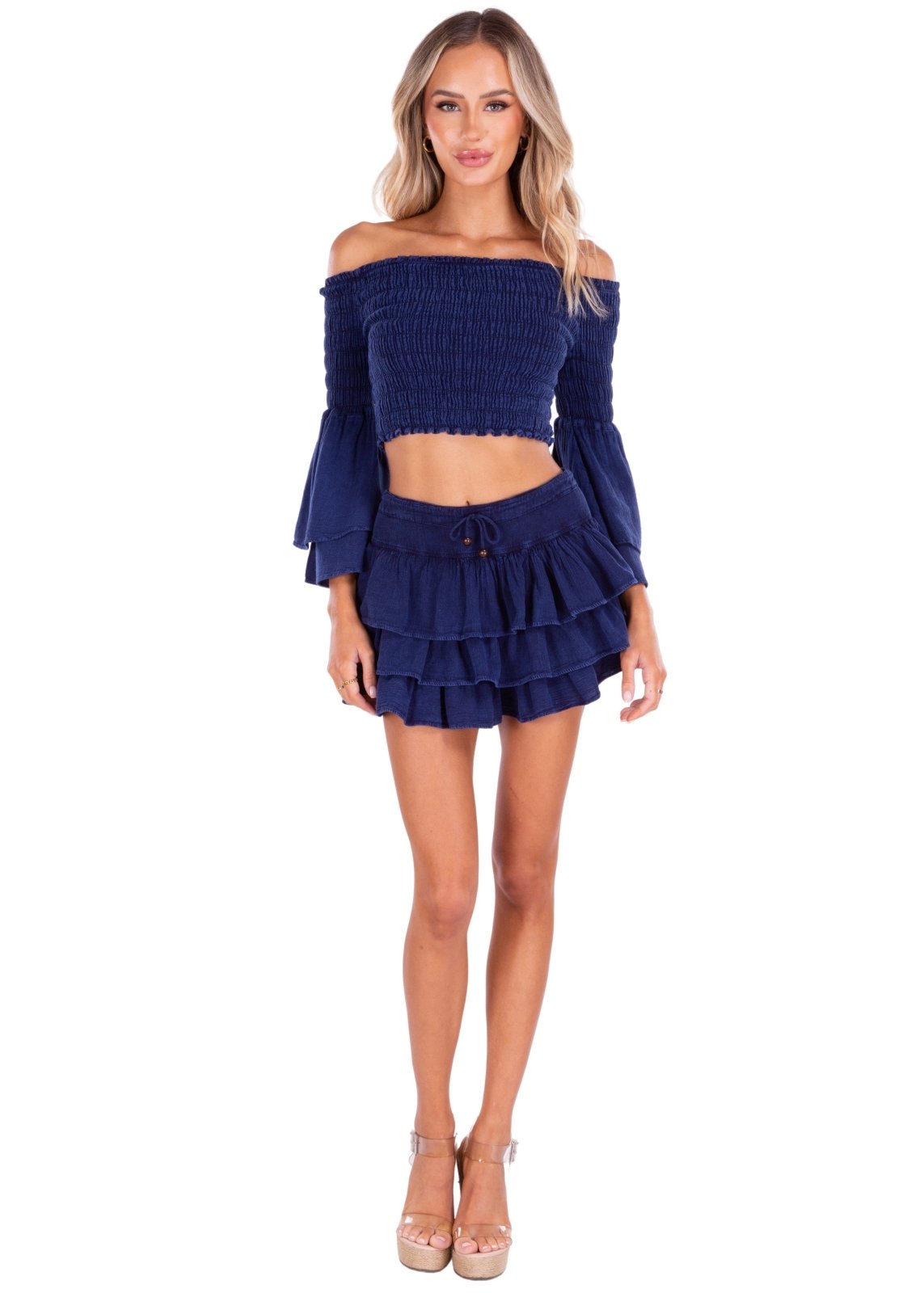 'Dahlia' Ruffle Mini Skirt WOMEN'S SKIRT for women resort wear - Seaspice Resort Wear