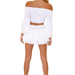 'Dahlia' Ruffle Mini Skirt WOMEN'S SKIRT for women resort wear - Seaspice Resort Wear