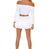 'Dahlia' Ruffle Mini Skirt WOMEN'S SKIRT for women resort wear - Seaspice Resort Wear