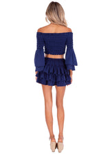 'Dahlia' Ruffle Mini Skirt