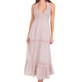 'Daphne' Halter Maxi Dress