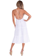 'Elliana' Tiered Cotton Maxi Dress