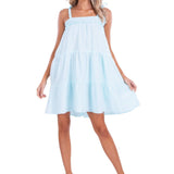 'Eloise' Tunic Dress Baby Turquoise - Seaspice Resort Wear