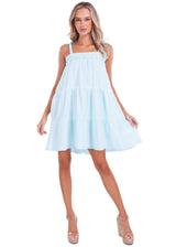 'Eloise' Tunic Dress Baby Turquoise - Seaspice Resort Wear
