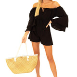 'Jade' Bell Sleeve Romper