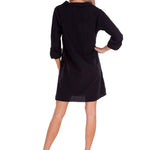 'Leilani' Tunic Dress Black - Seaspice Resort Wear