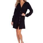'Leilani' Tunic Dress Black - Seaspice Resort Wear