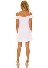 'Lily' Cover-Up Dress White - Seaspice Resort Wear