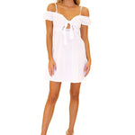 'Lily' Cover-Up Dress White - Seaspice Resort Wear