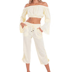 Lyla' Bell Sleeve Top Baby Yellow - Seaspice Resort Wear