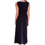 'Natalie' Open Front Cover-Up Black - Seaspice Resort Wear