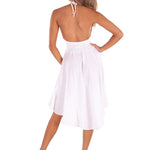 NW1039 - White Cotton Dress - Seaspice Resort Wear
