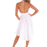 NW1039 - White Cotton Dress - Seaspice Resort Wear