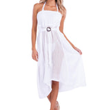 'Ondine' Cover-Up Dress White - Seaspice Resort Wear