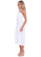 'Ondine' Cover-Up Dress White - Seaspice Resort Wear