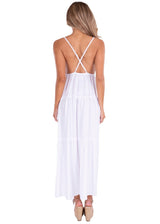 Peyton' Maxi Dress White - Seaspice Resort Wear